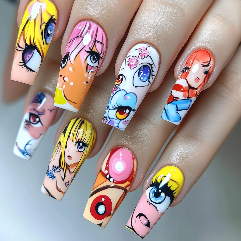 Paznokcie W Stylu Anime – Japońskie Inspiracje Anime W Manicure Hybrydowym
