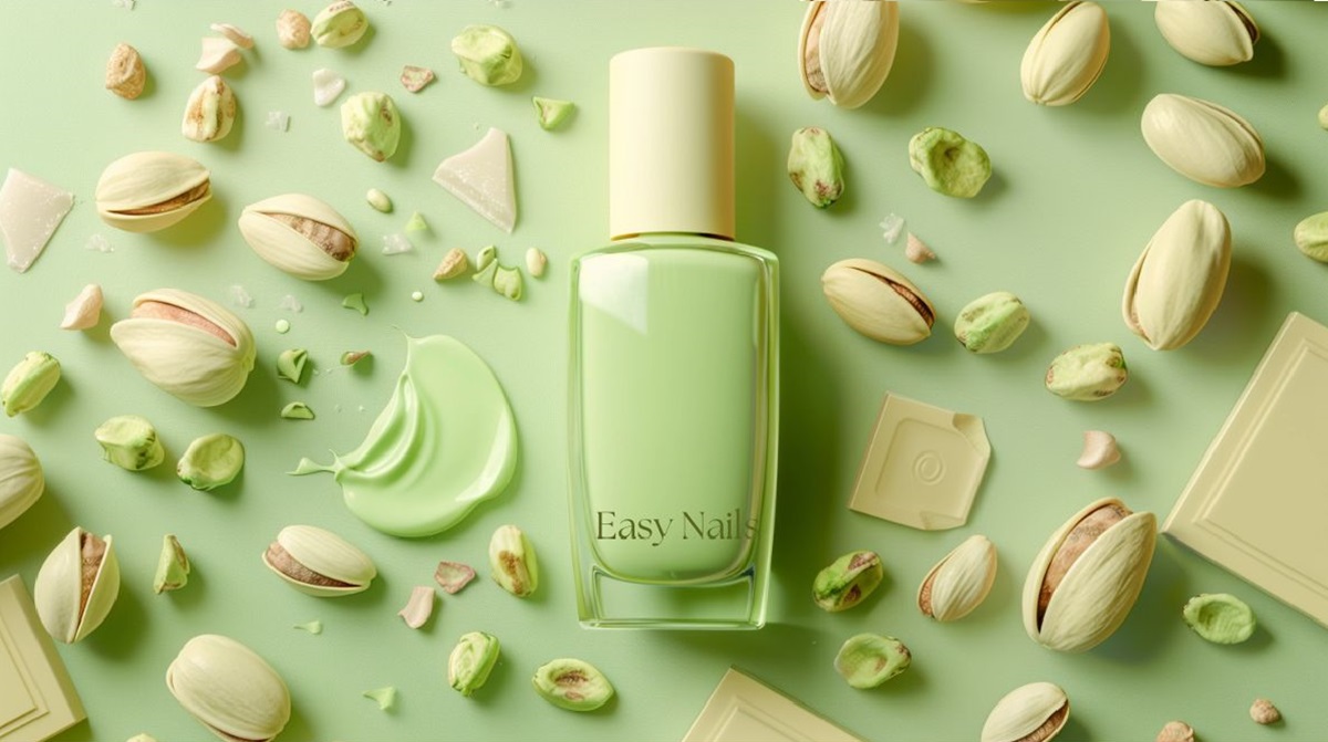 Pistacjowy Lakier Hybrydowy Do Paznokci Pastelowa Nuta Zielonej Elegancji