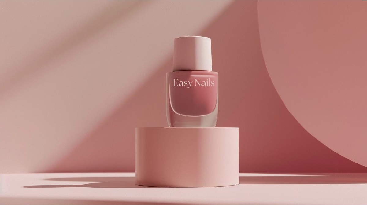 Różowy Lakier Hybrydowy Do Paznokci Elegancja W Stonowanej Barwie