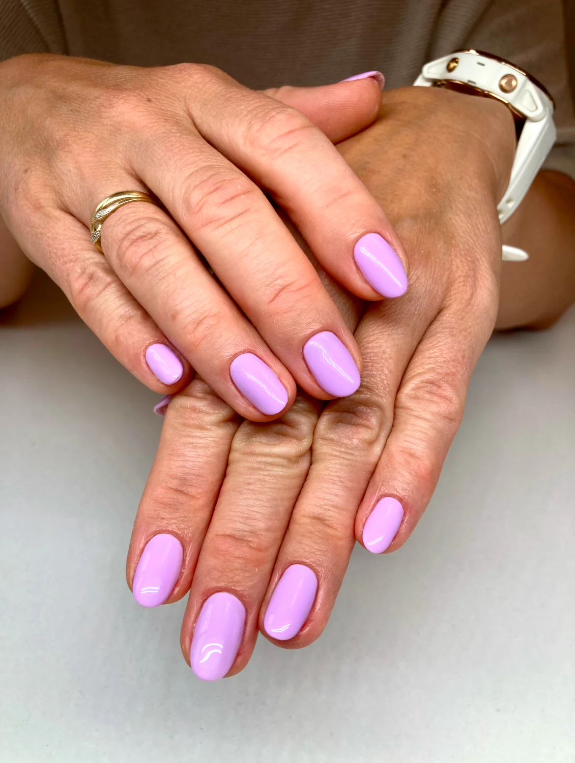 Fioletowy Manicure Hybrydowy I&nbsp;Klasyczny Paznokcie Fioletowe Zdjęcia Inspiracje Lakiery